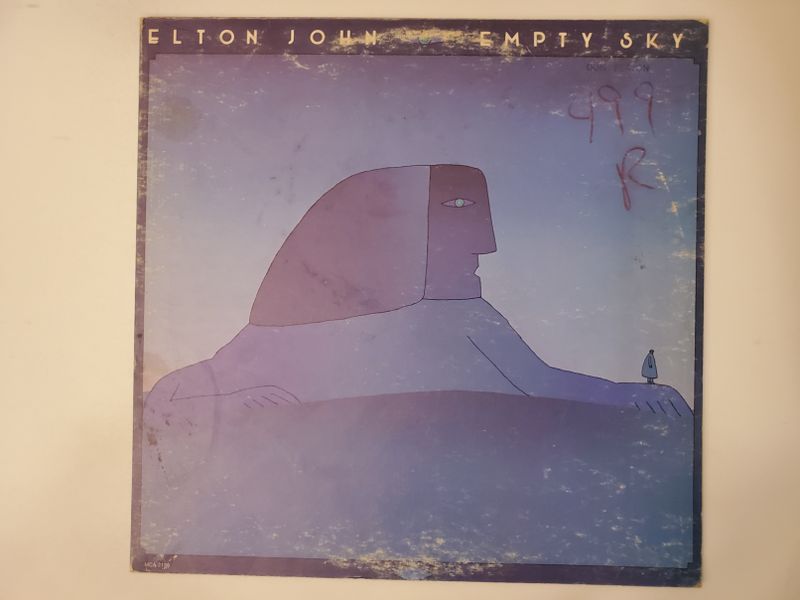 Elton John Empty Sky vinyl record